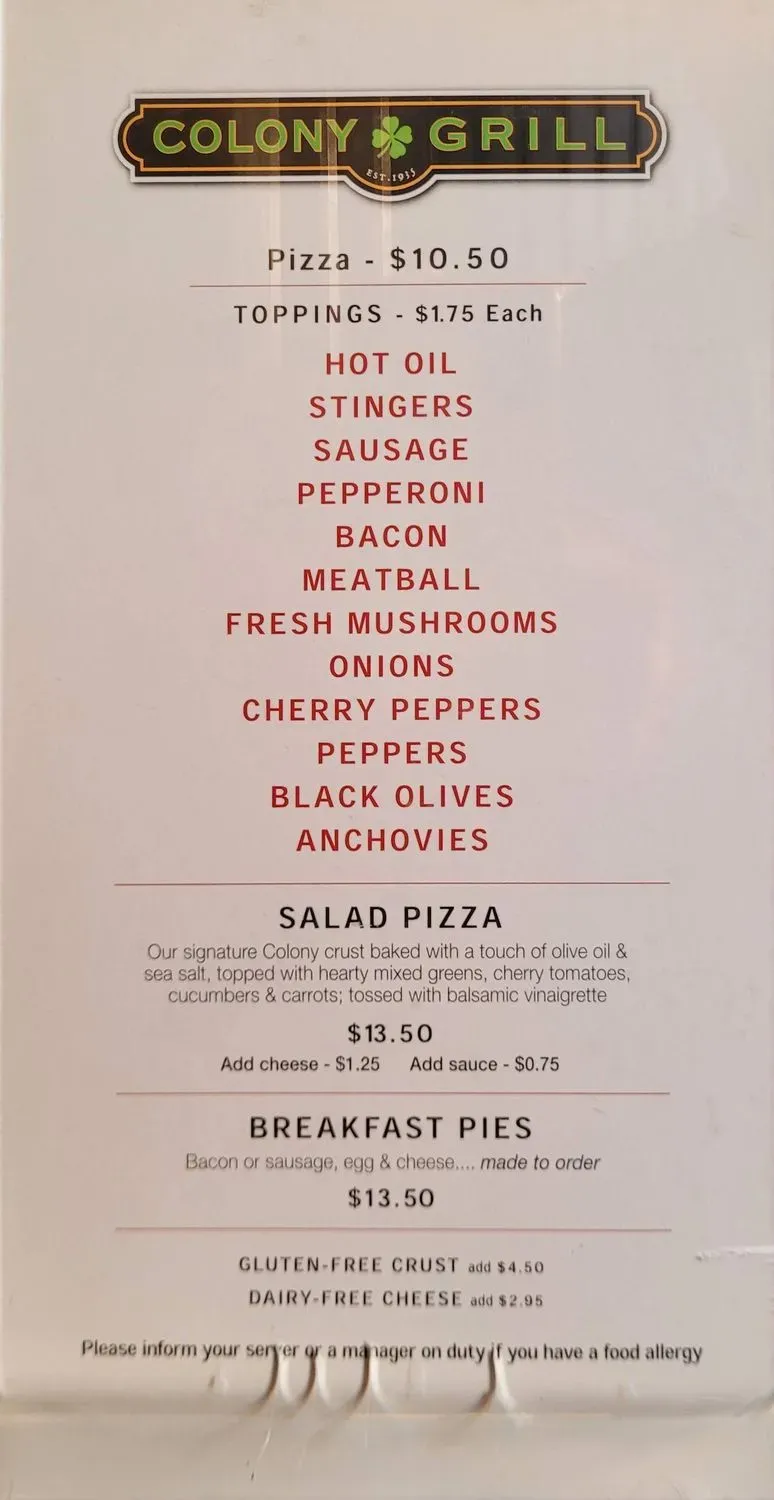 Menu 2