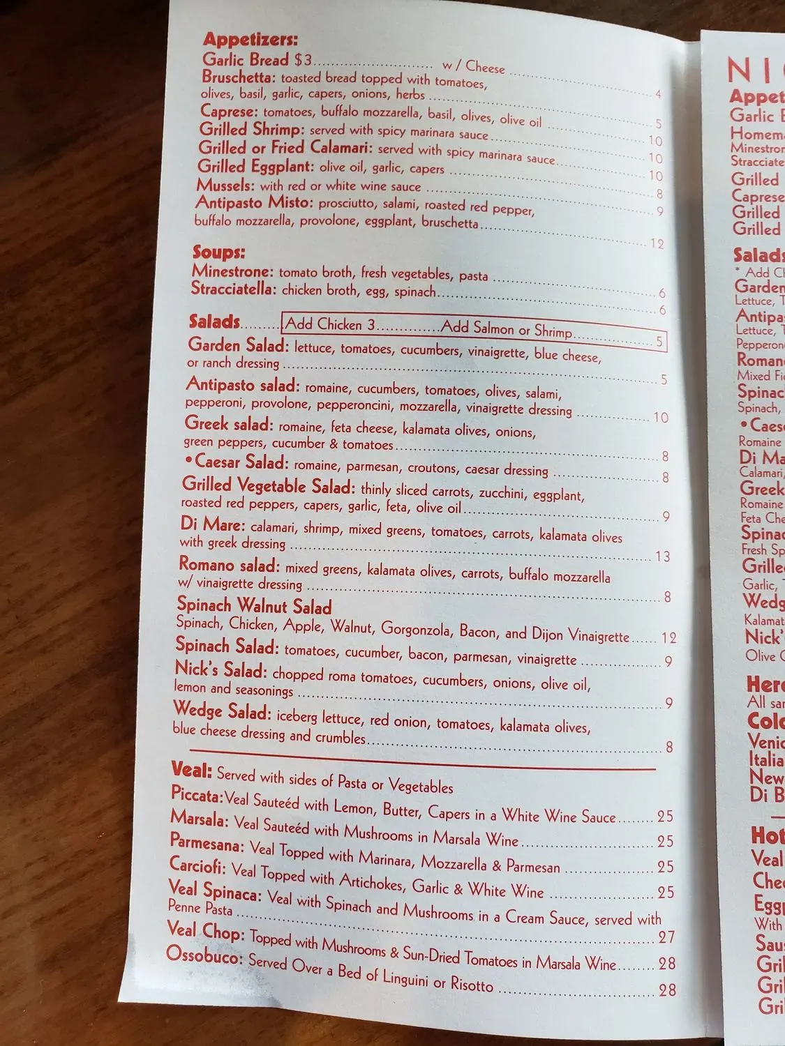 Menu 4