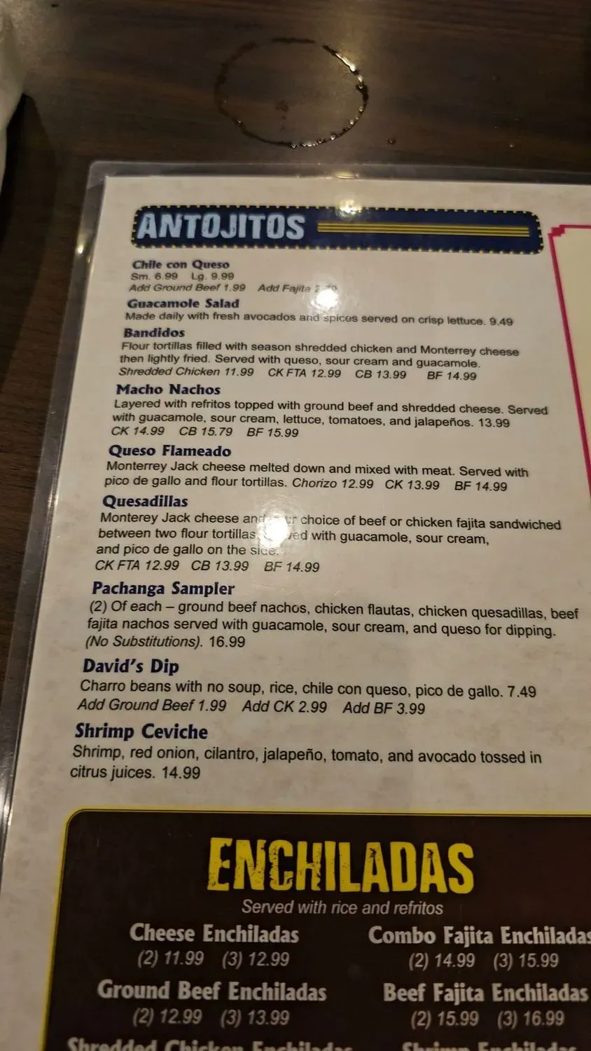 Menu 6