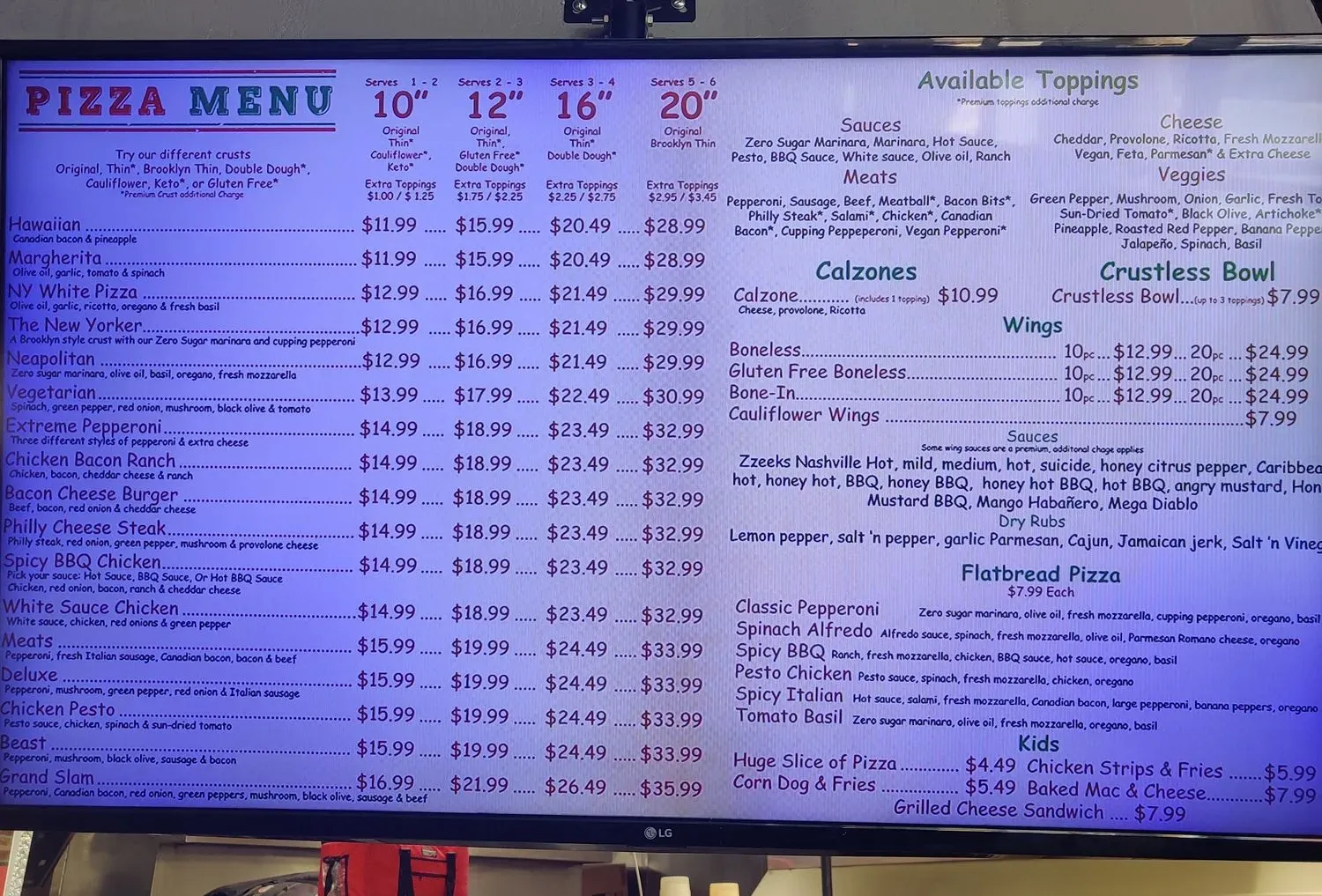 Menu 2