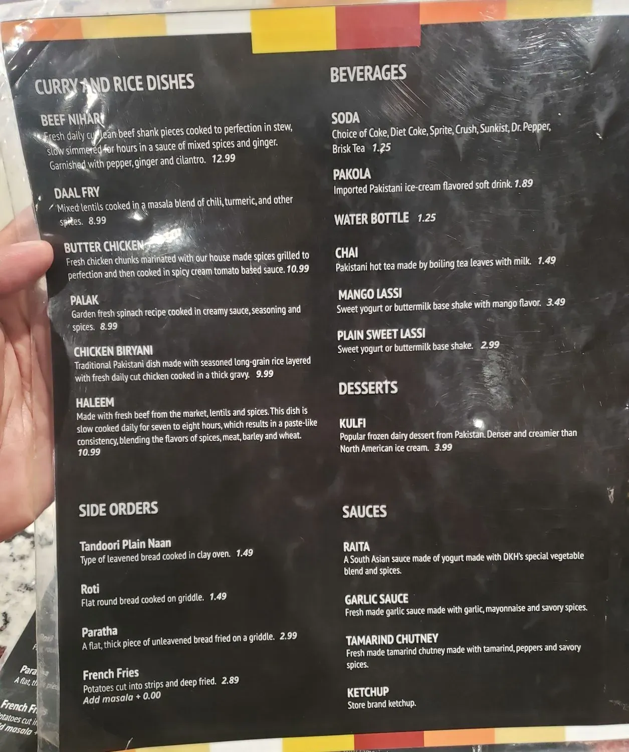 Menu 5