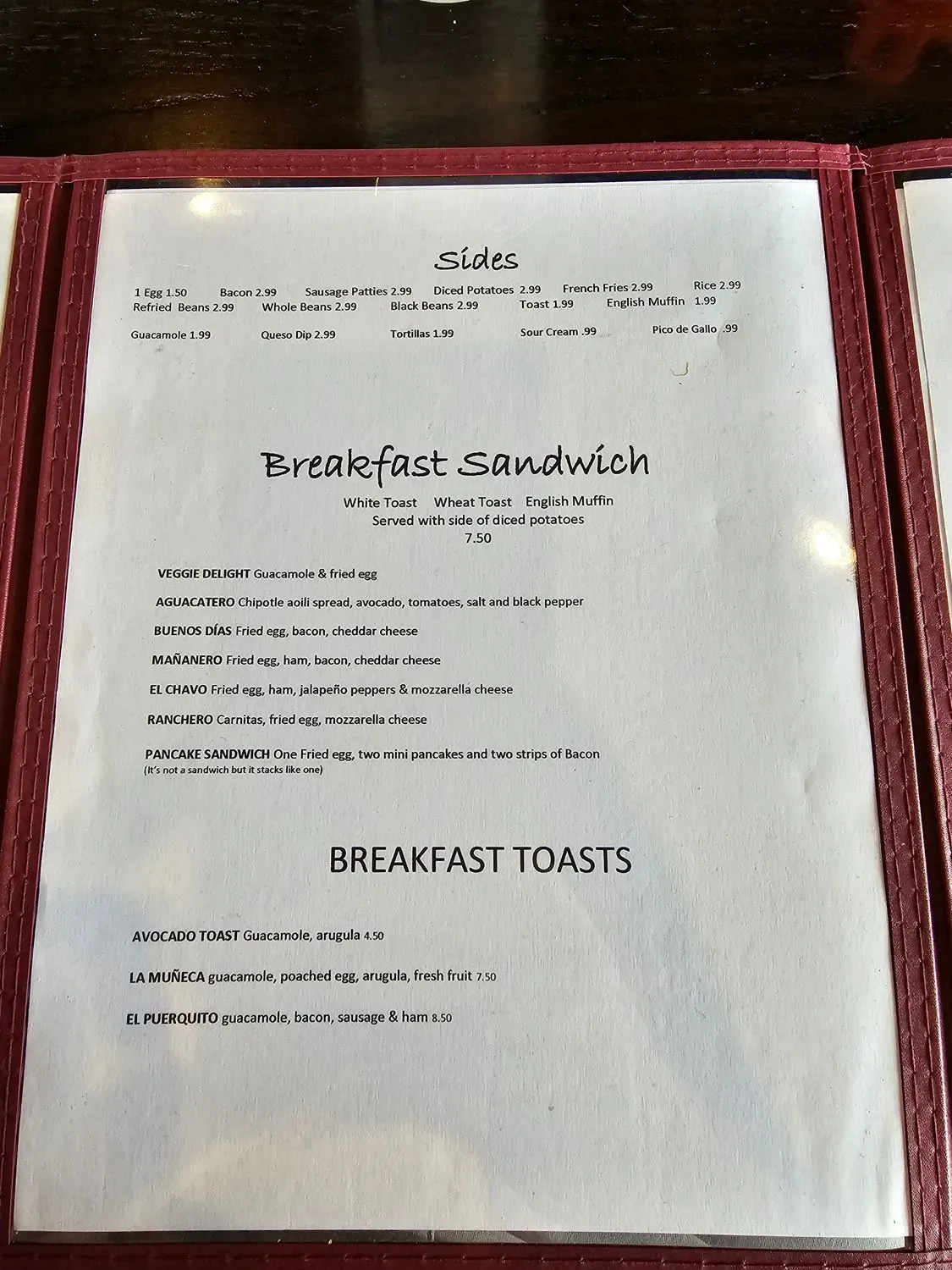 Menu 3