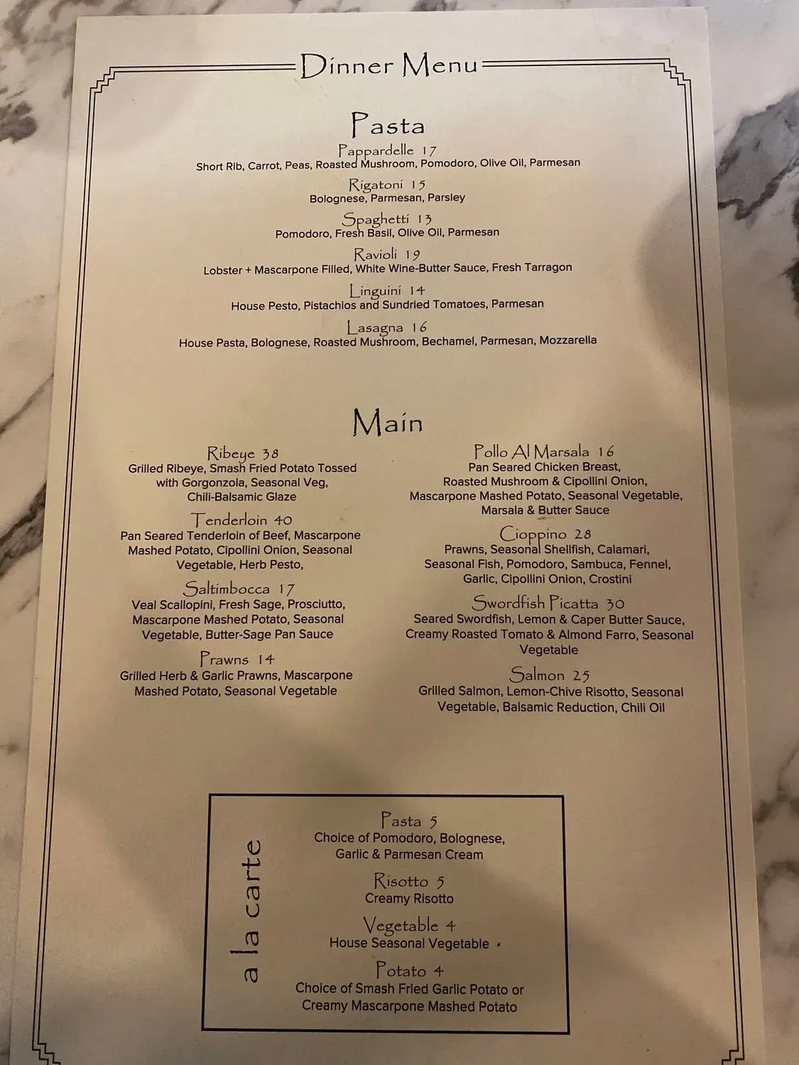 Menu 6