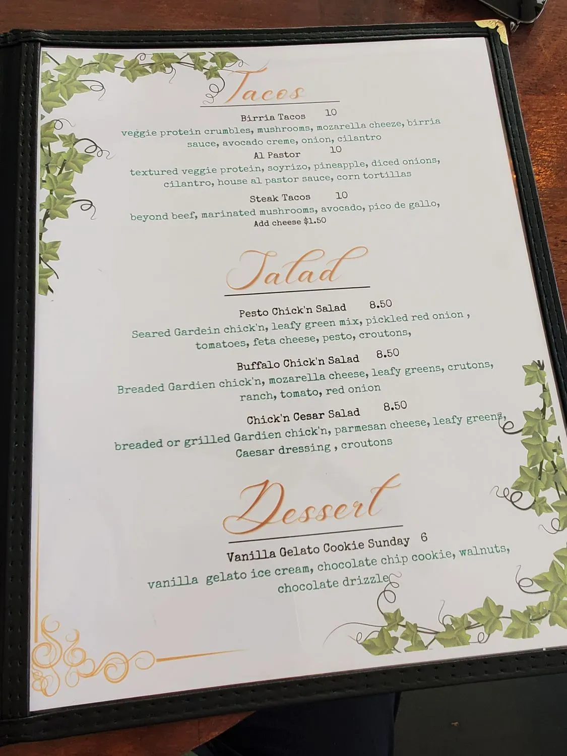 Menu 3