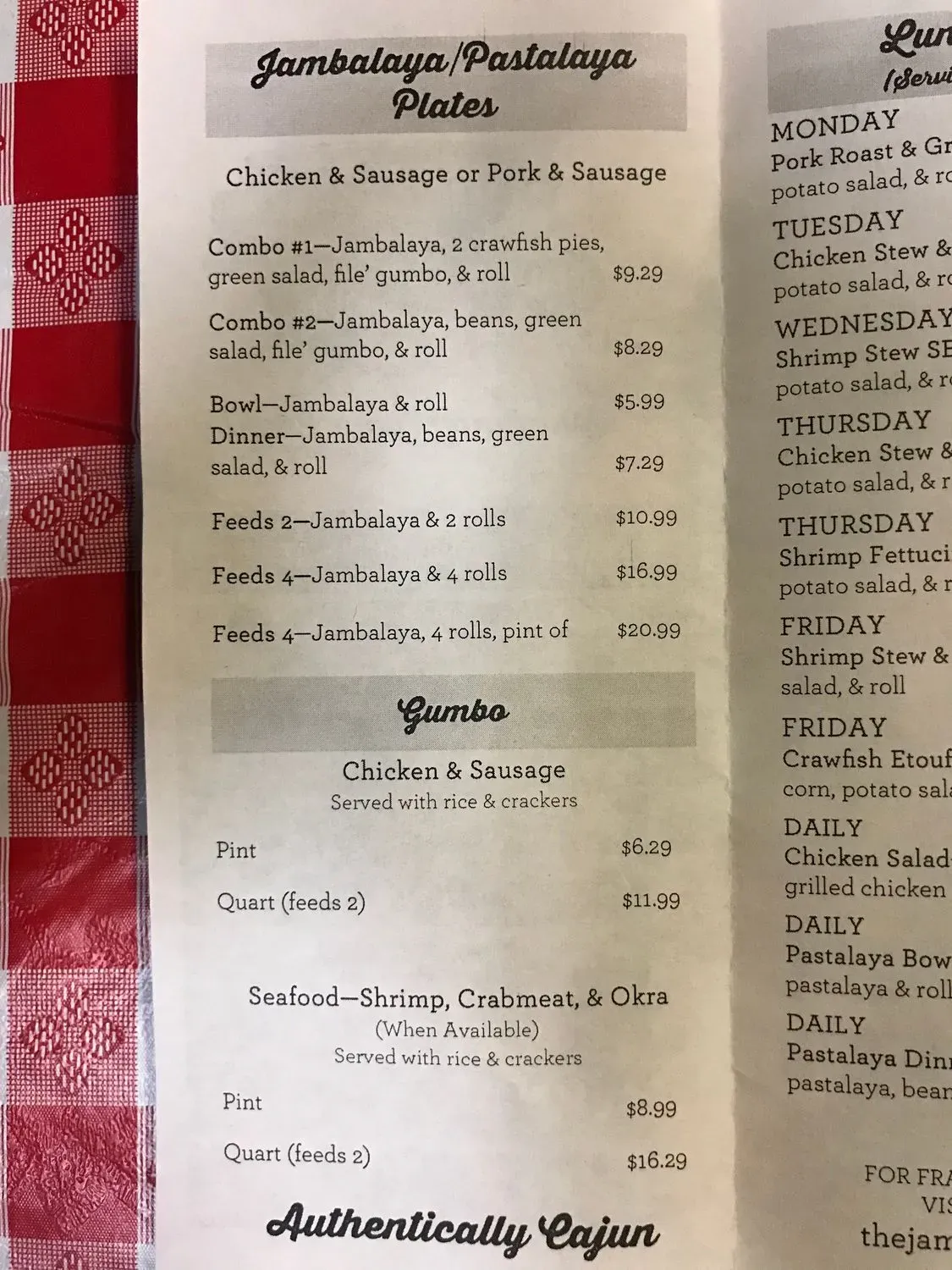 Menu 4