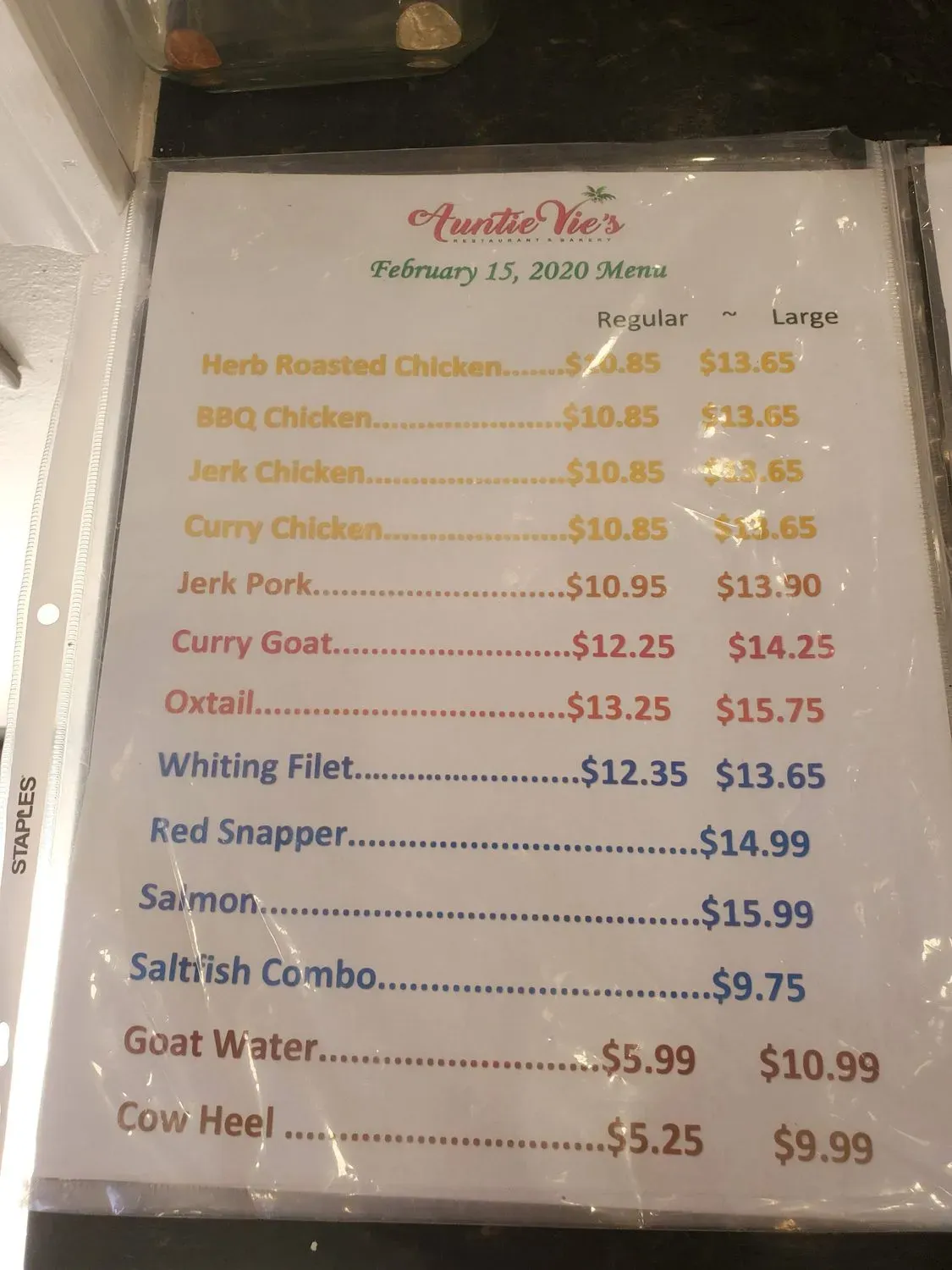 Menu 2