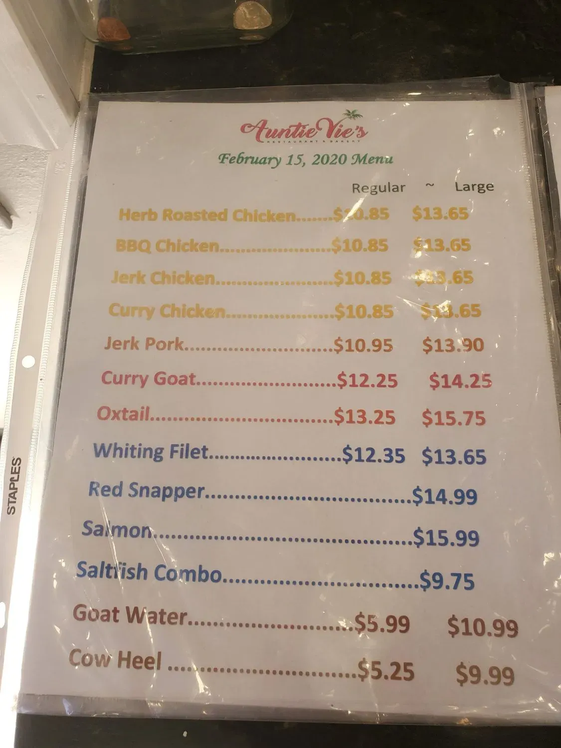 Menu 2