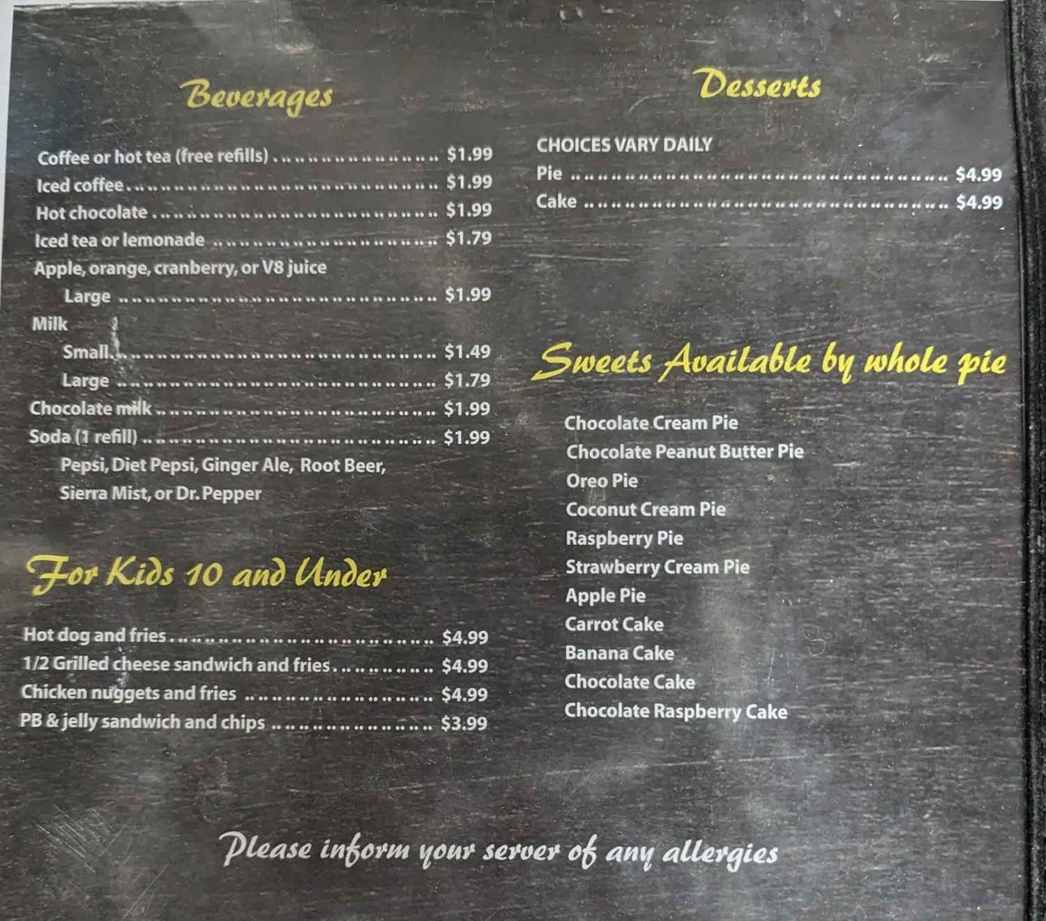 Menu 2