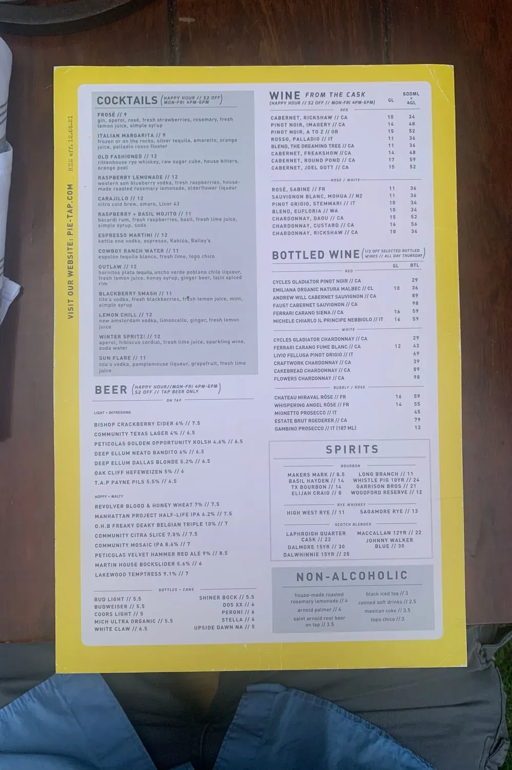 Menu 6