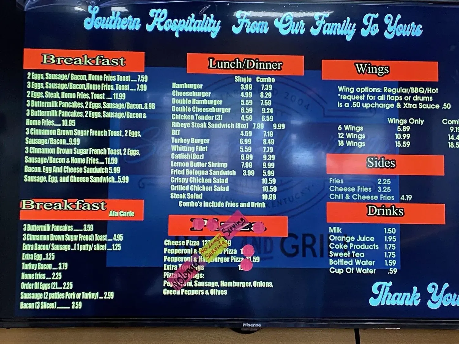 Menu 3