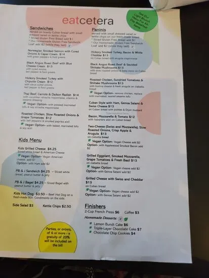 Menu 4