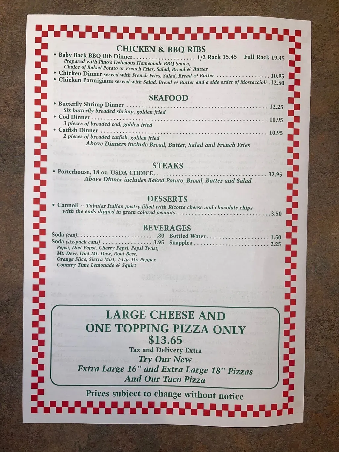 Menu 3