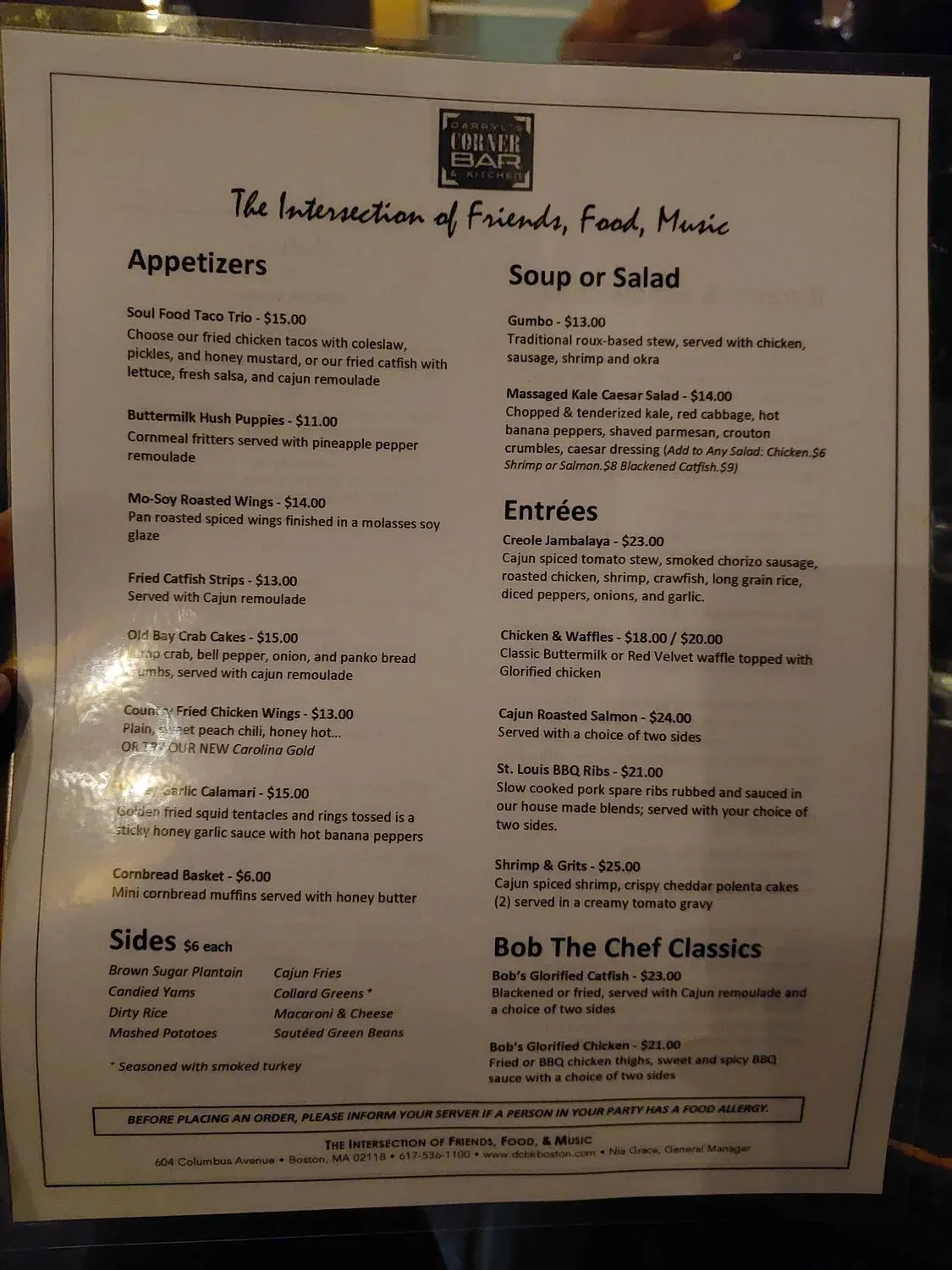 Menu 3