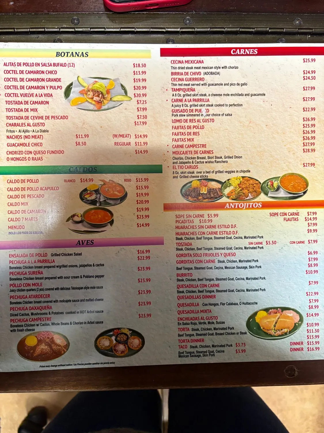 Menu 3