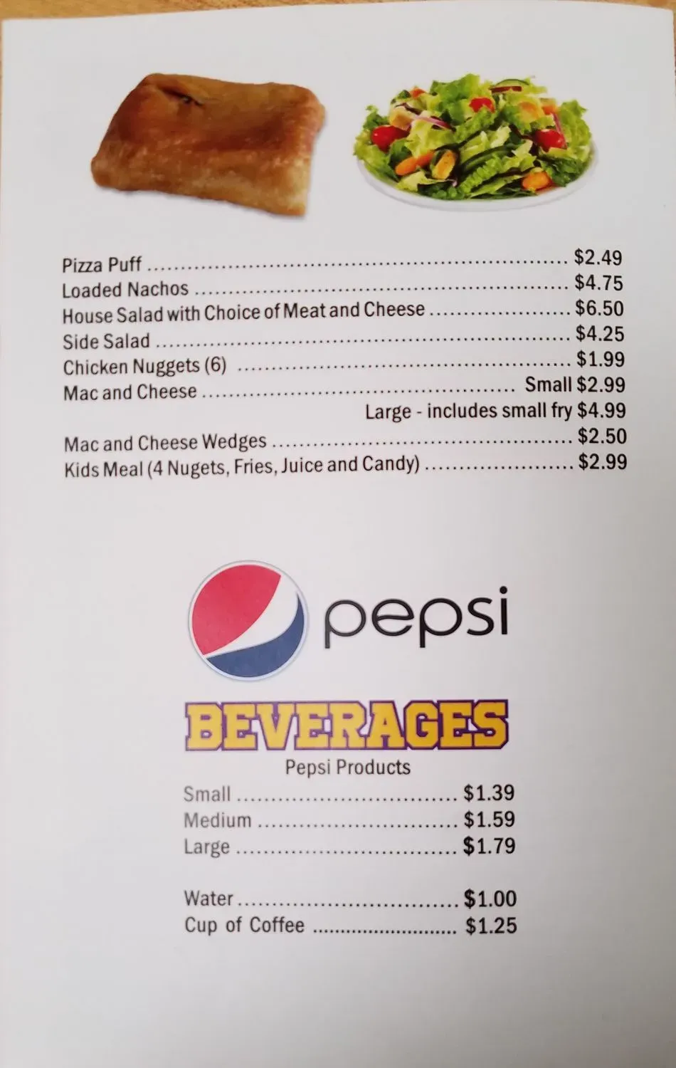 Menu 4