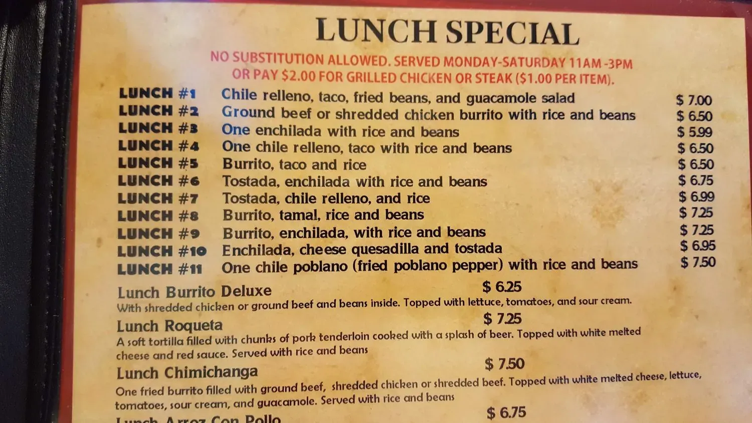 Menu 3