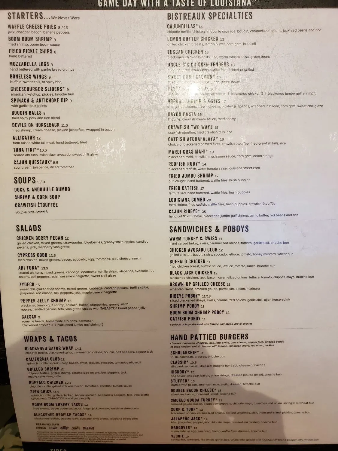 Menu 6