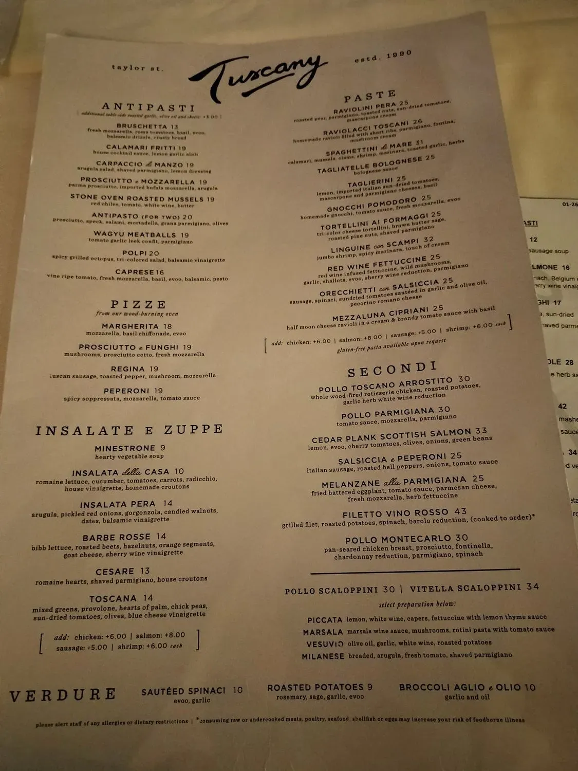 Menu 6