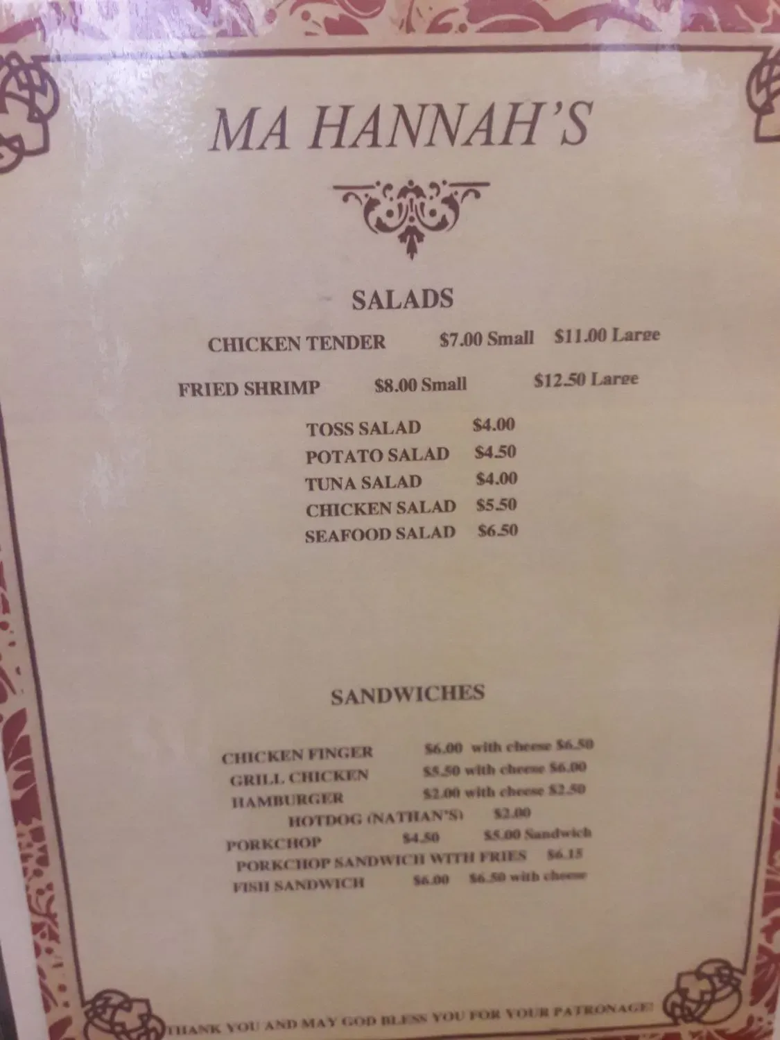 Menu 4