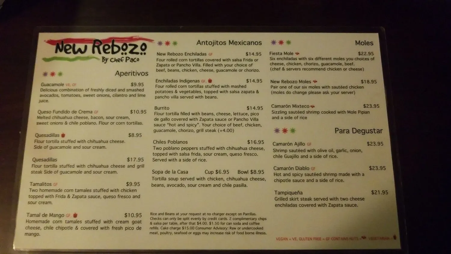 Menu 2