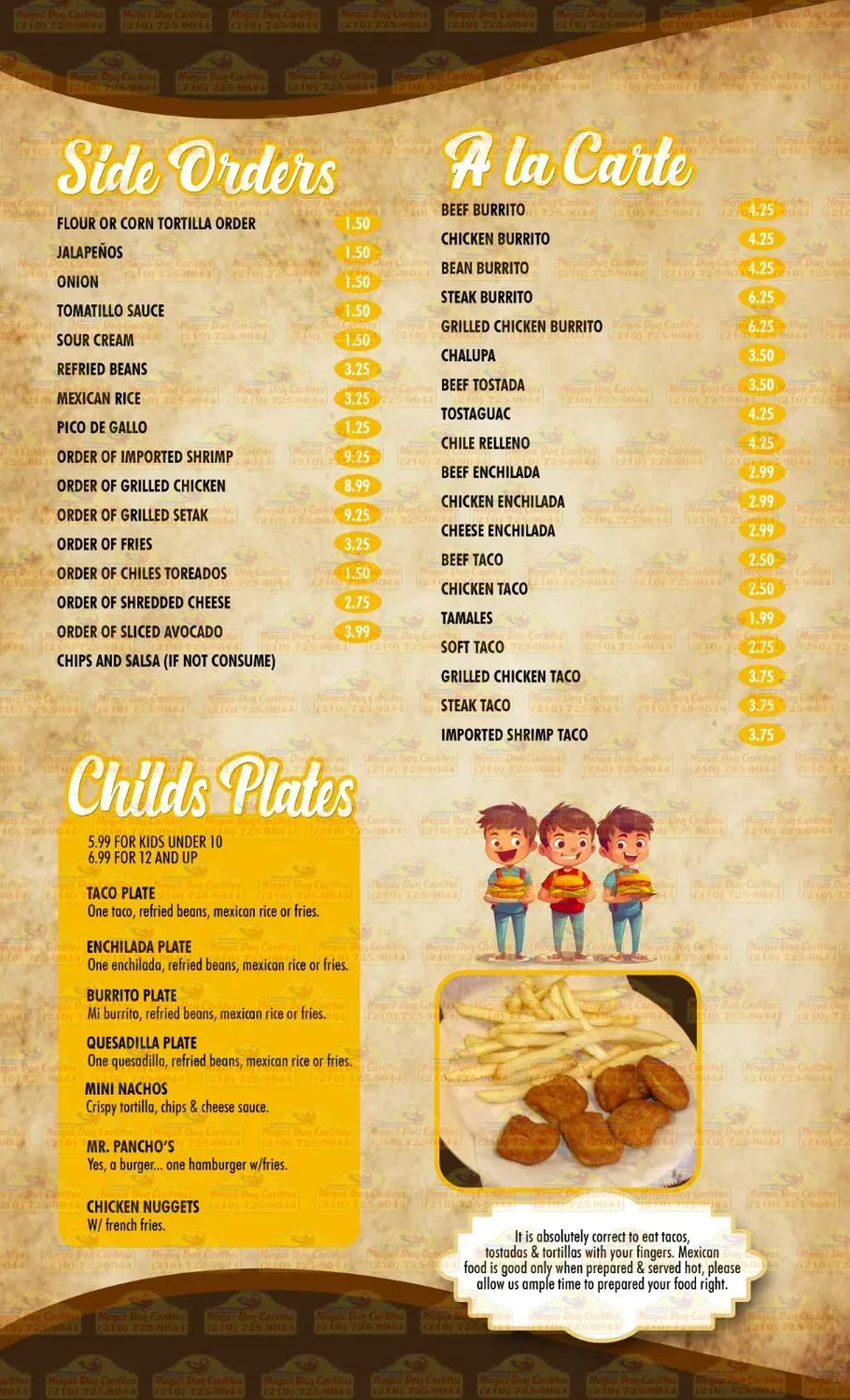 Menu 4