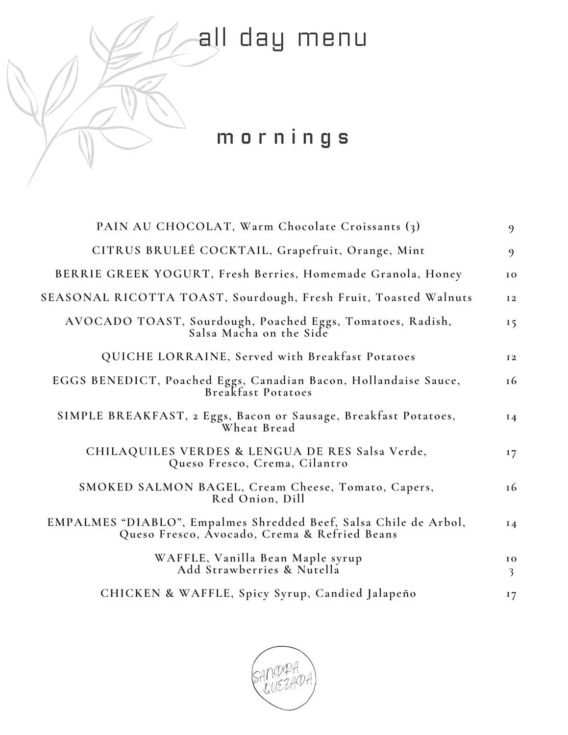 Menu 3