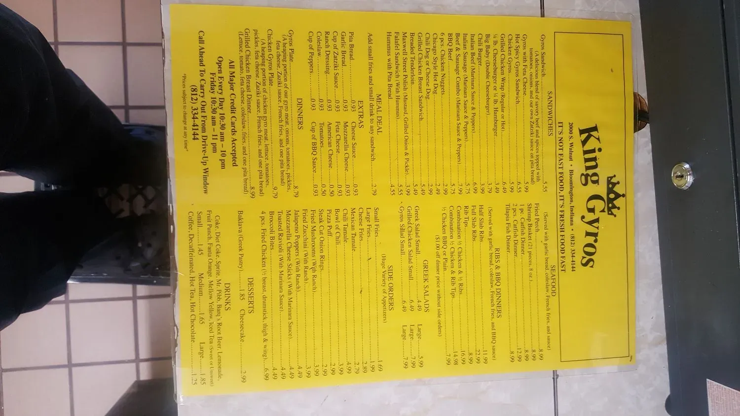 Menu 3