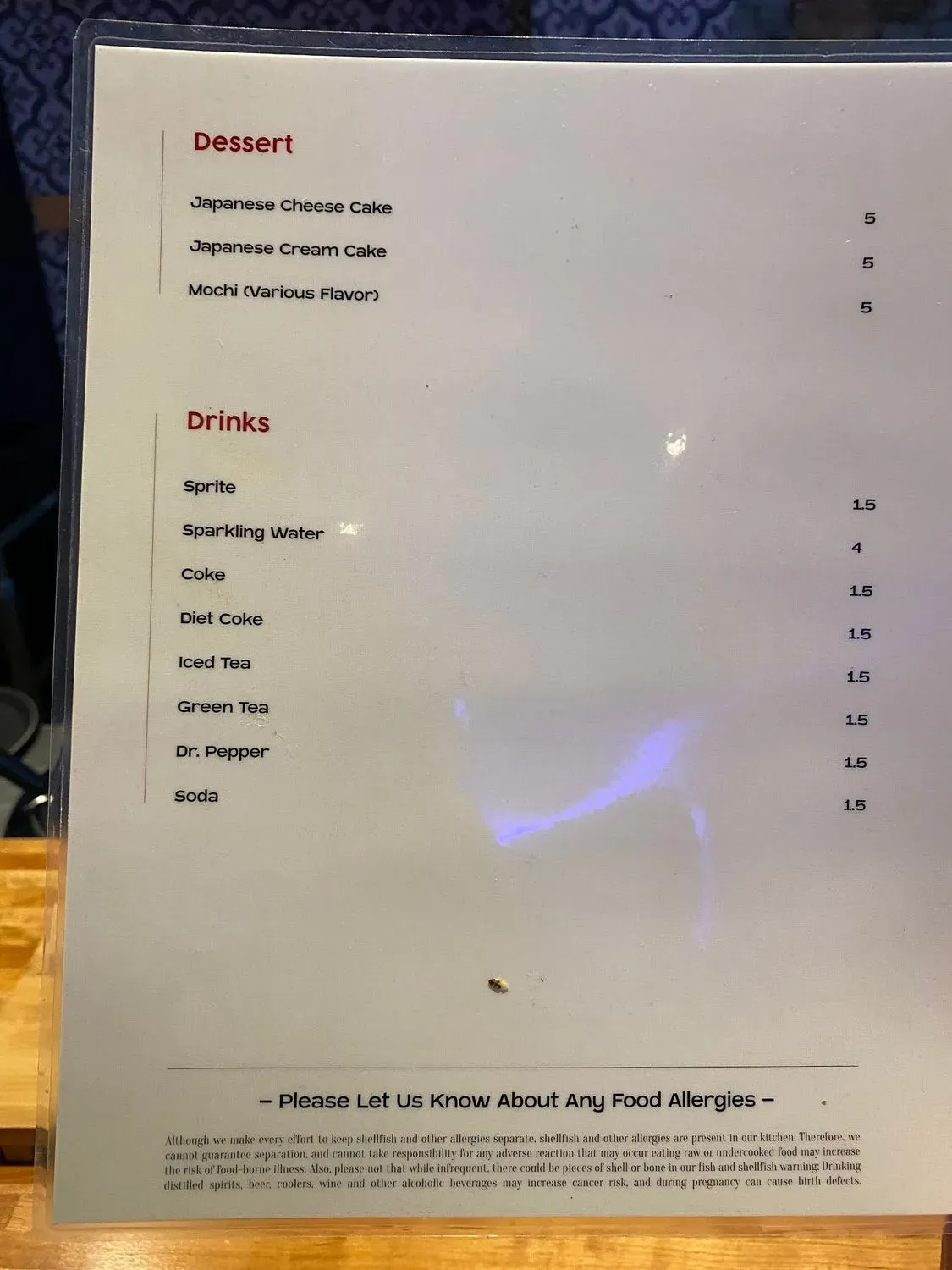 Menu 4