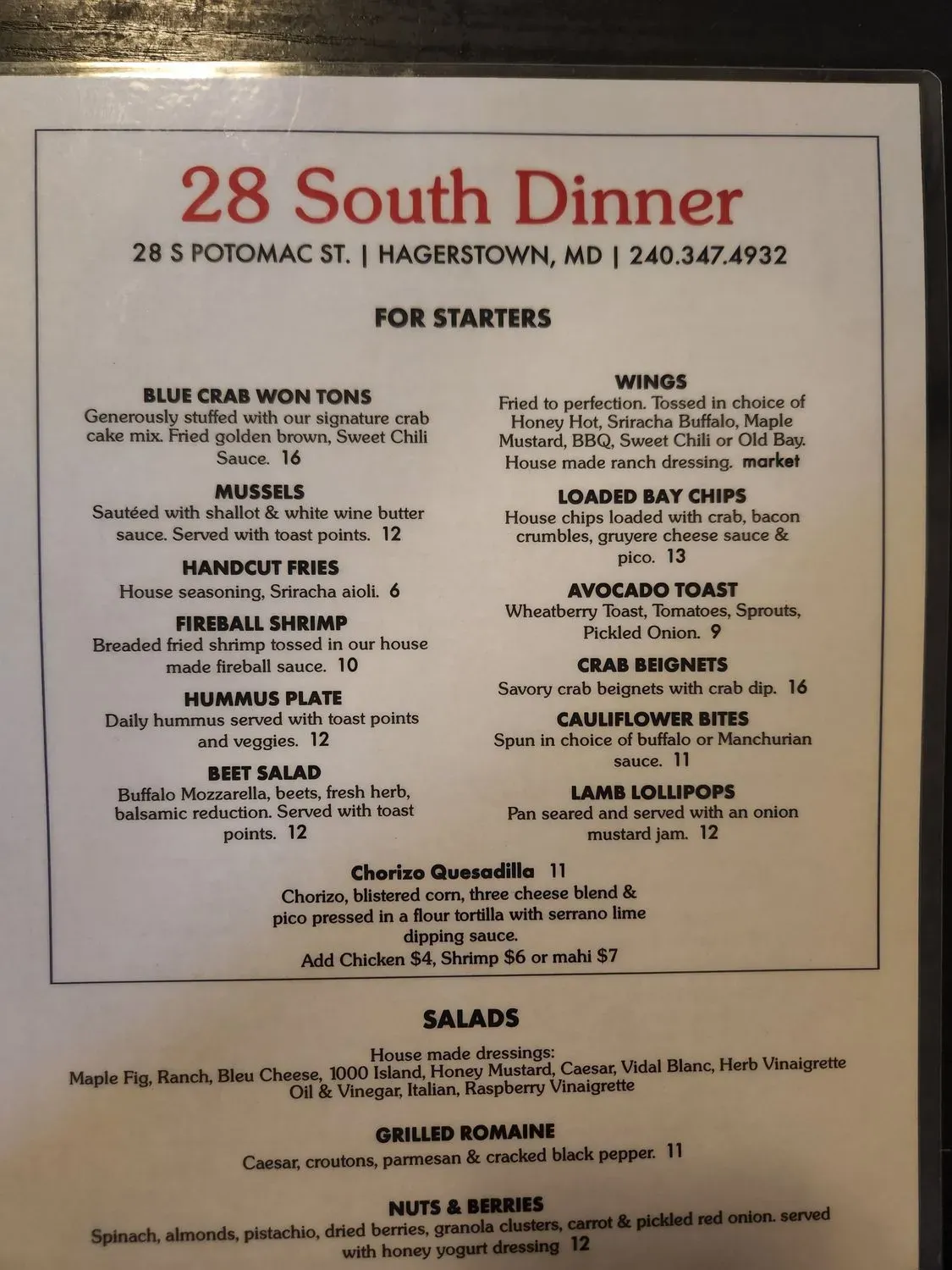 Menu 3