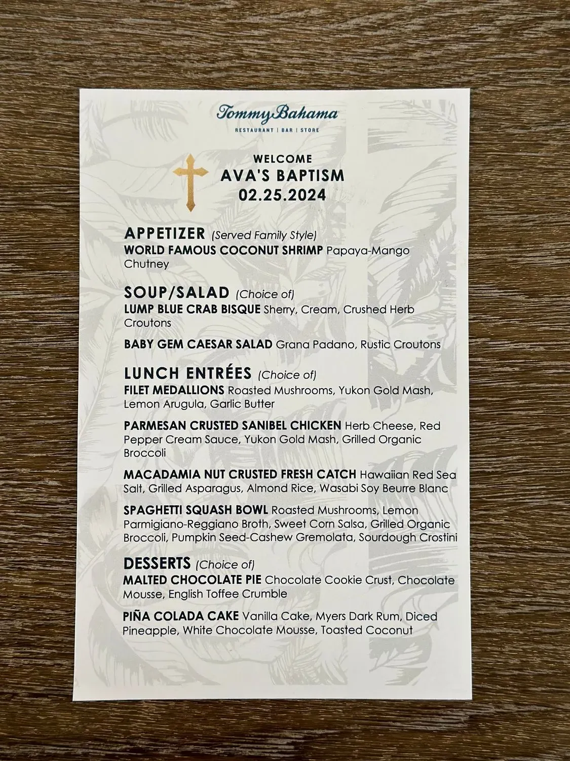 Menu 5