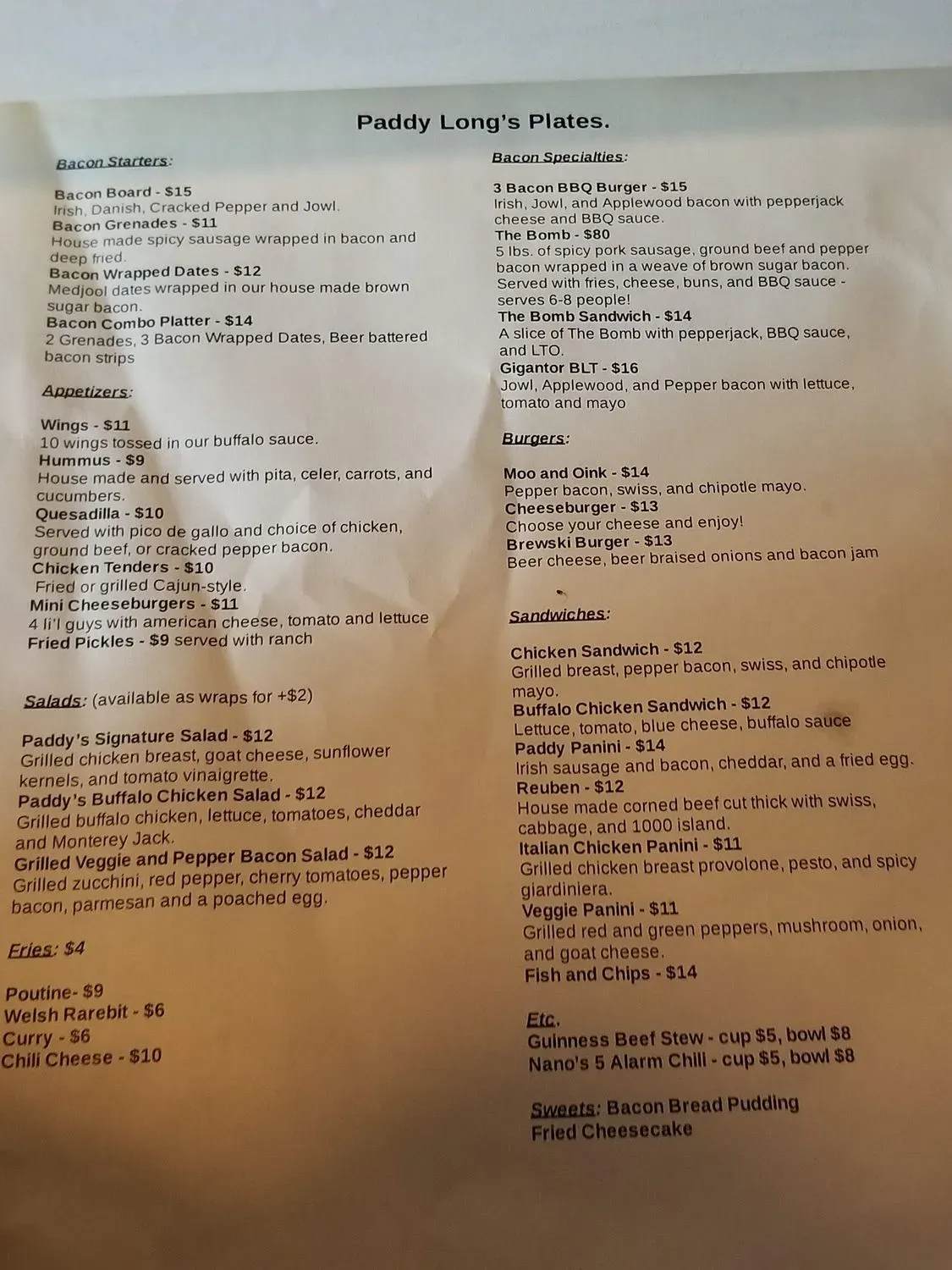 Menu 4