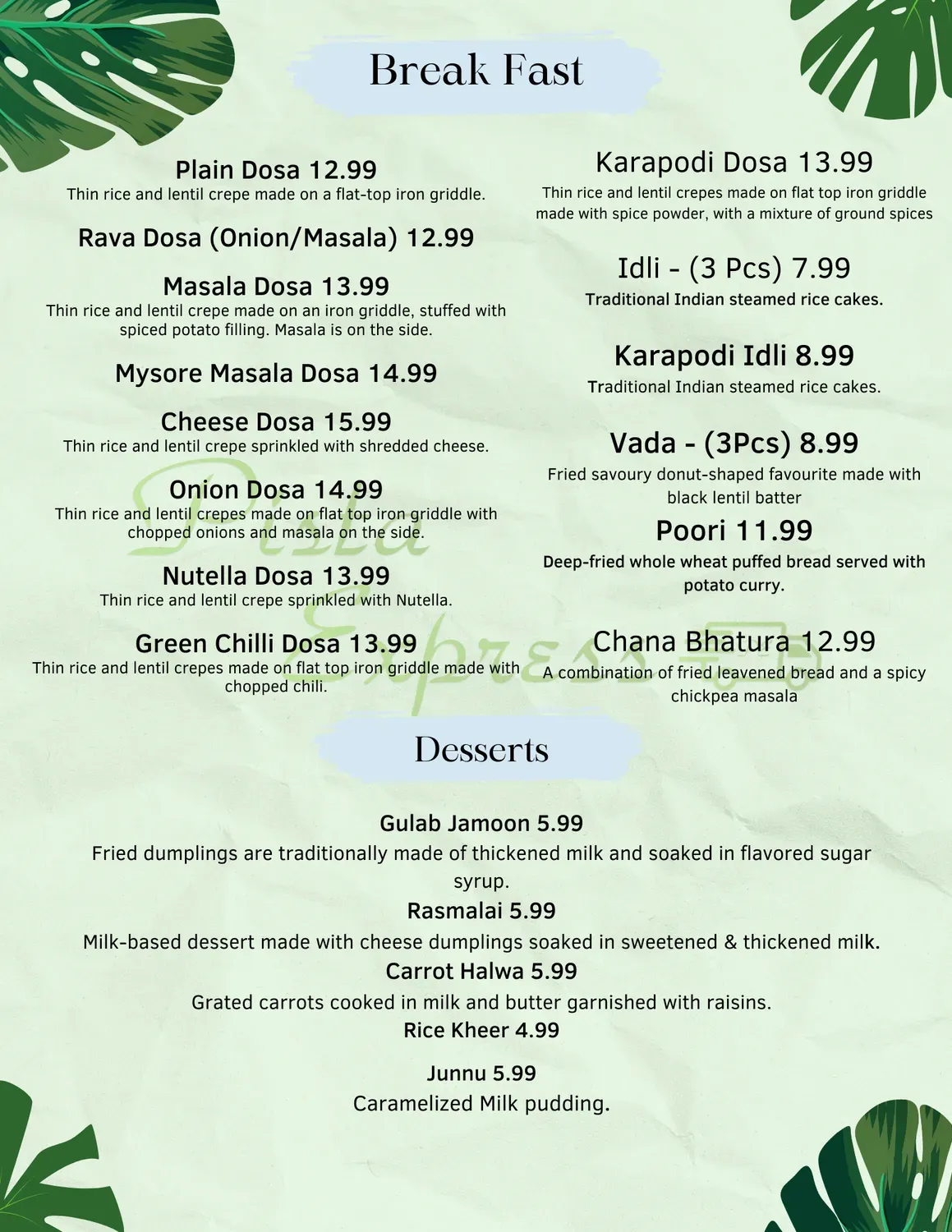 Menu 3