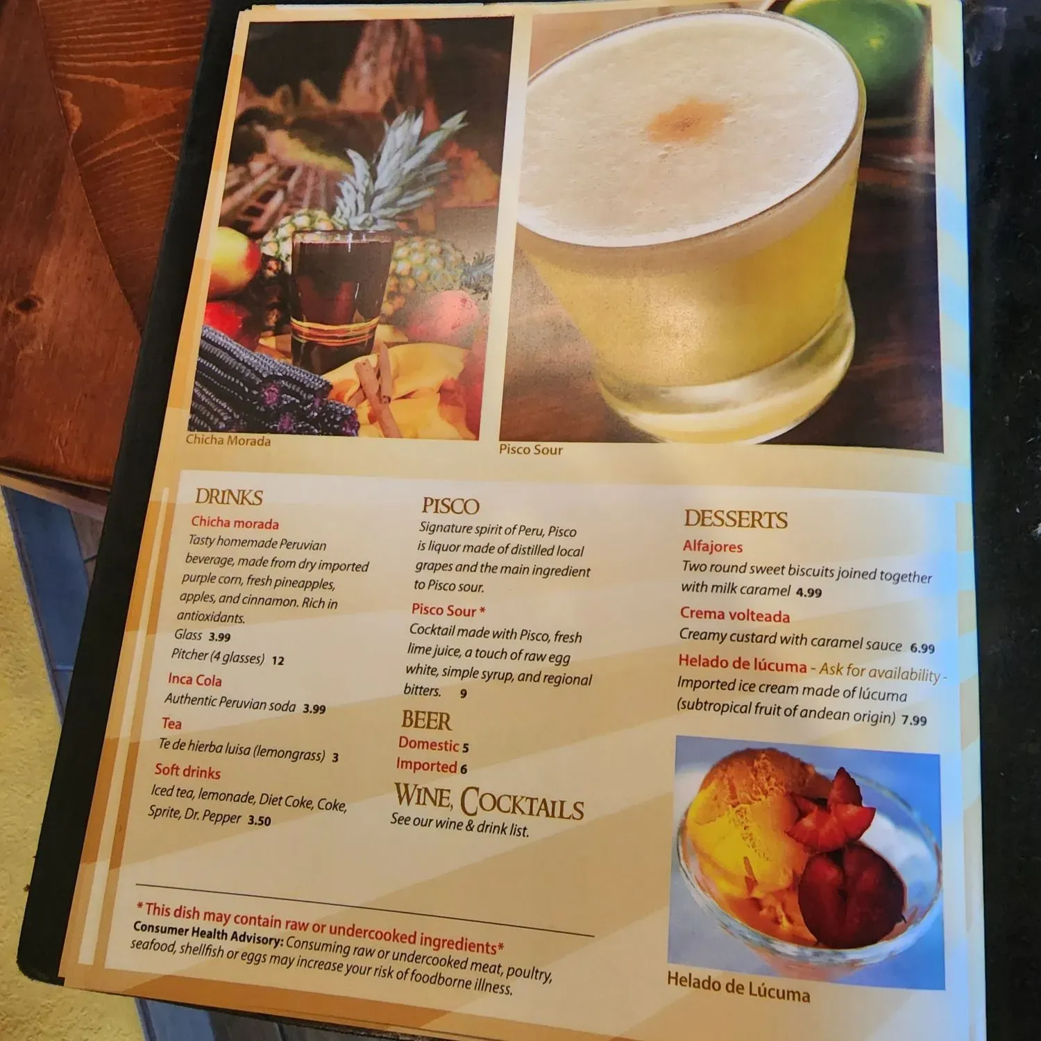 Menu 4