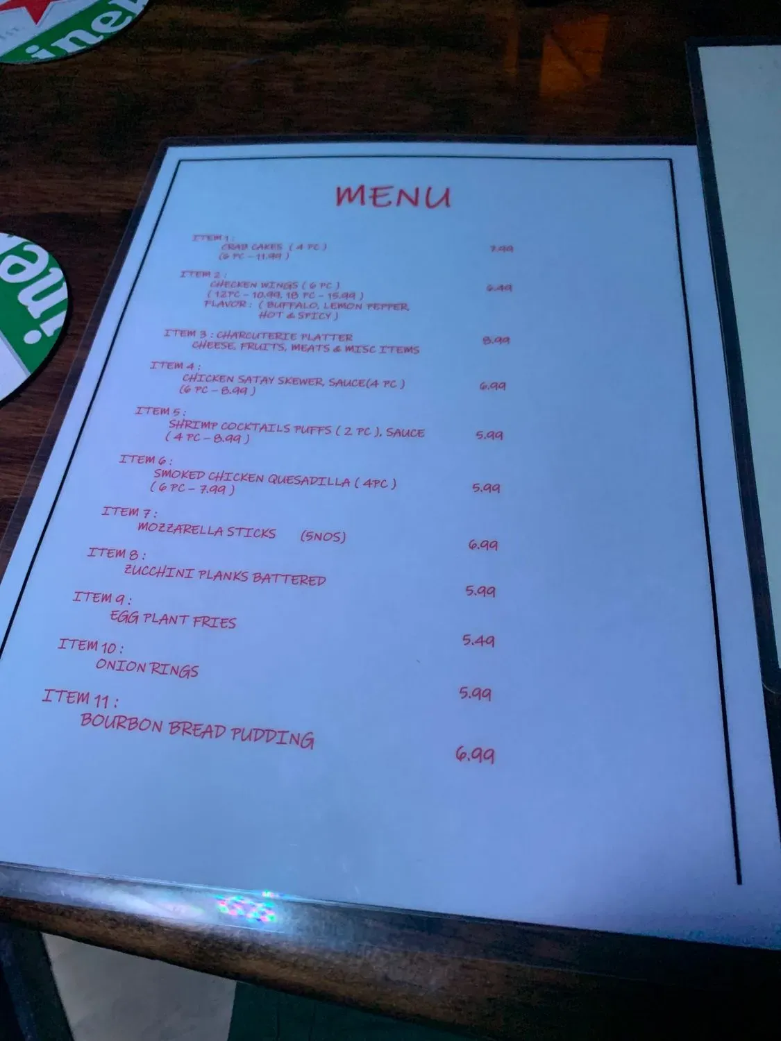 Menu 2