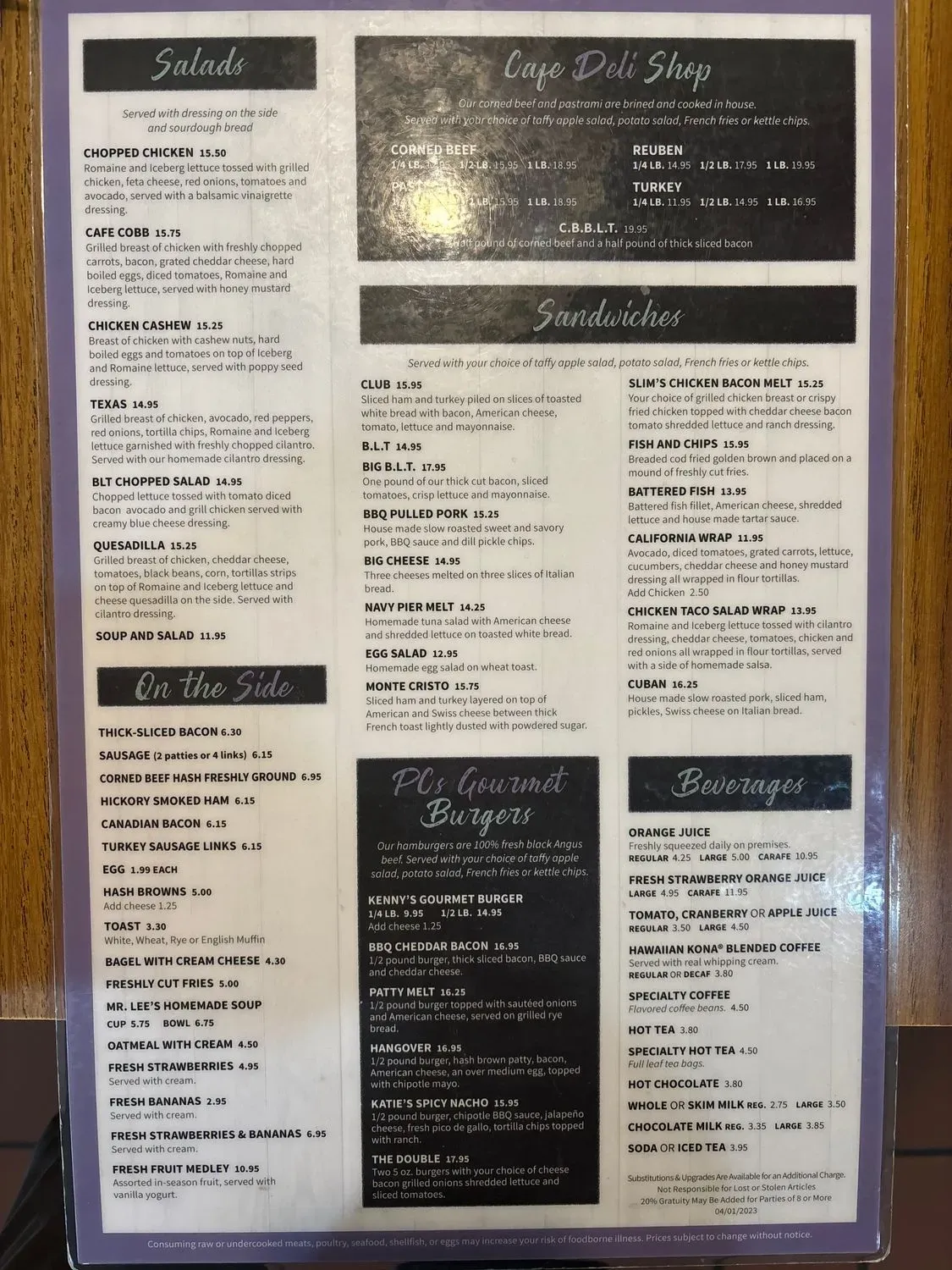 Menu 2