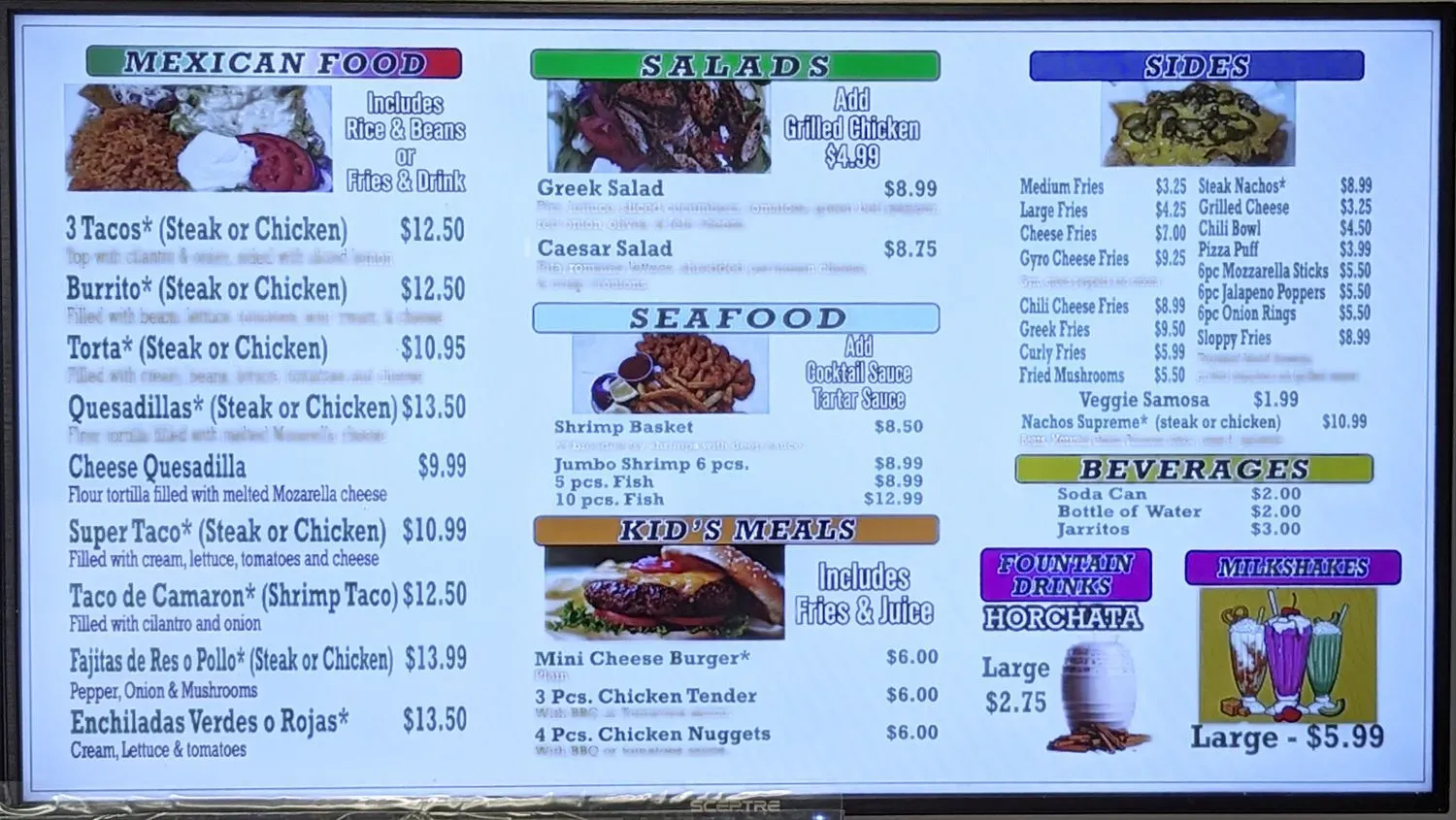 Menu 4