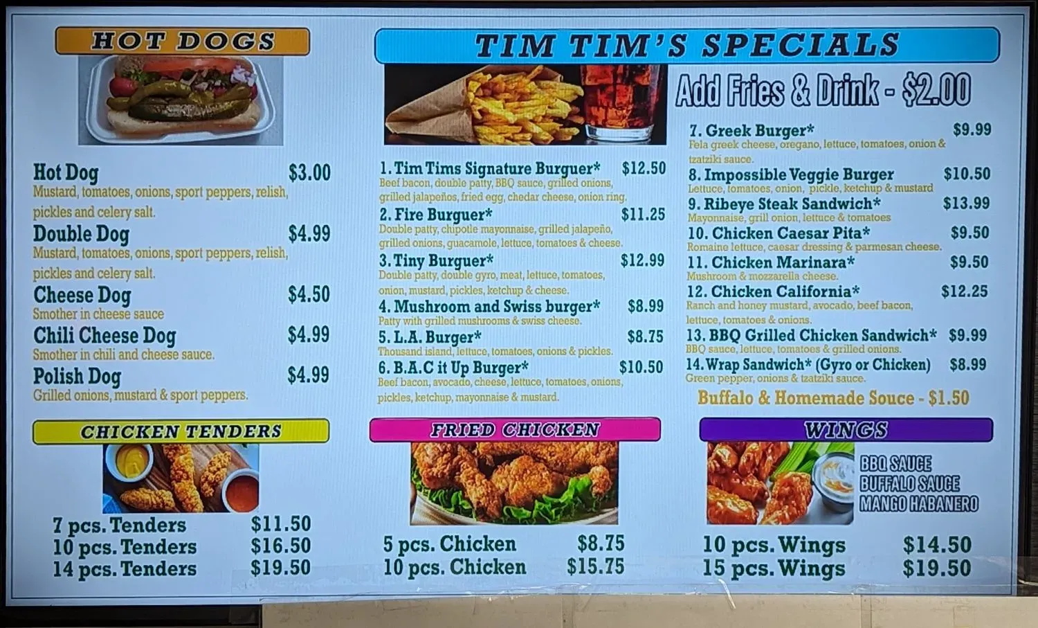 Menu 2