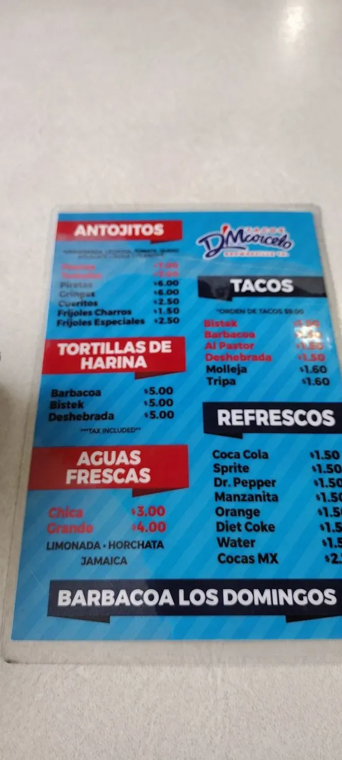 Menu 5