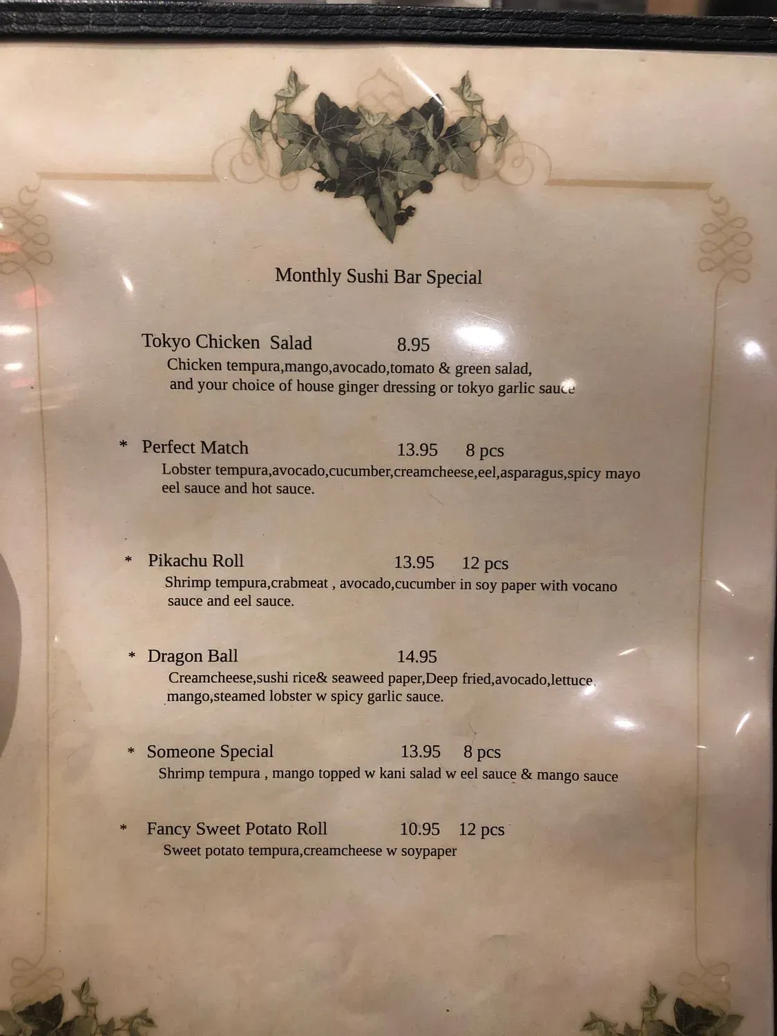 Menu 5