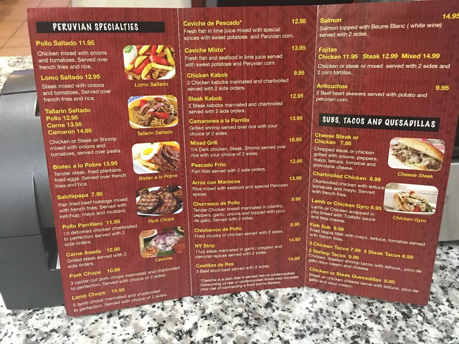 Menu 6