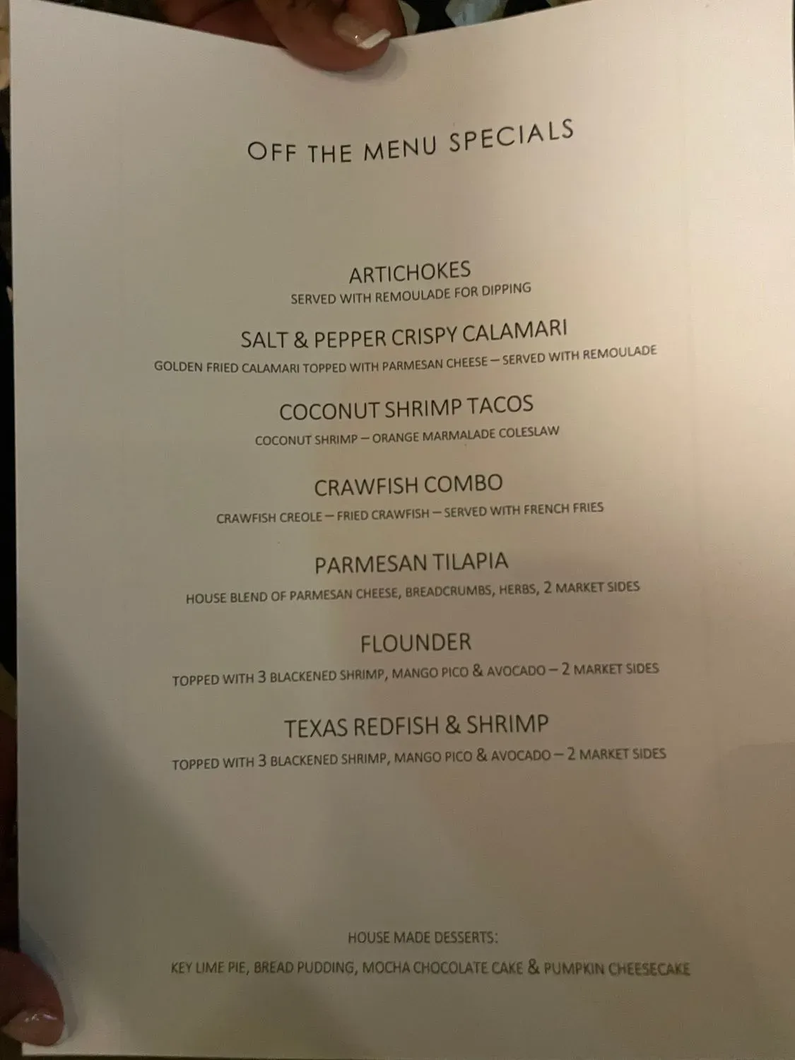 Menu 6