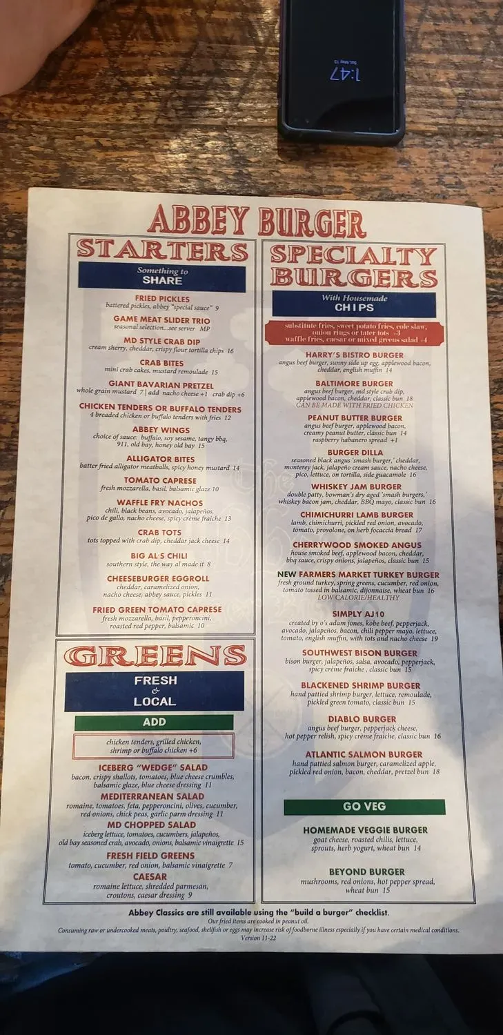 Menu 4