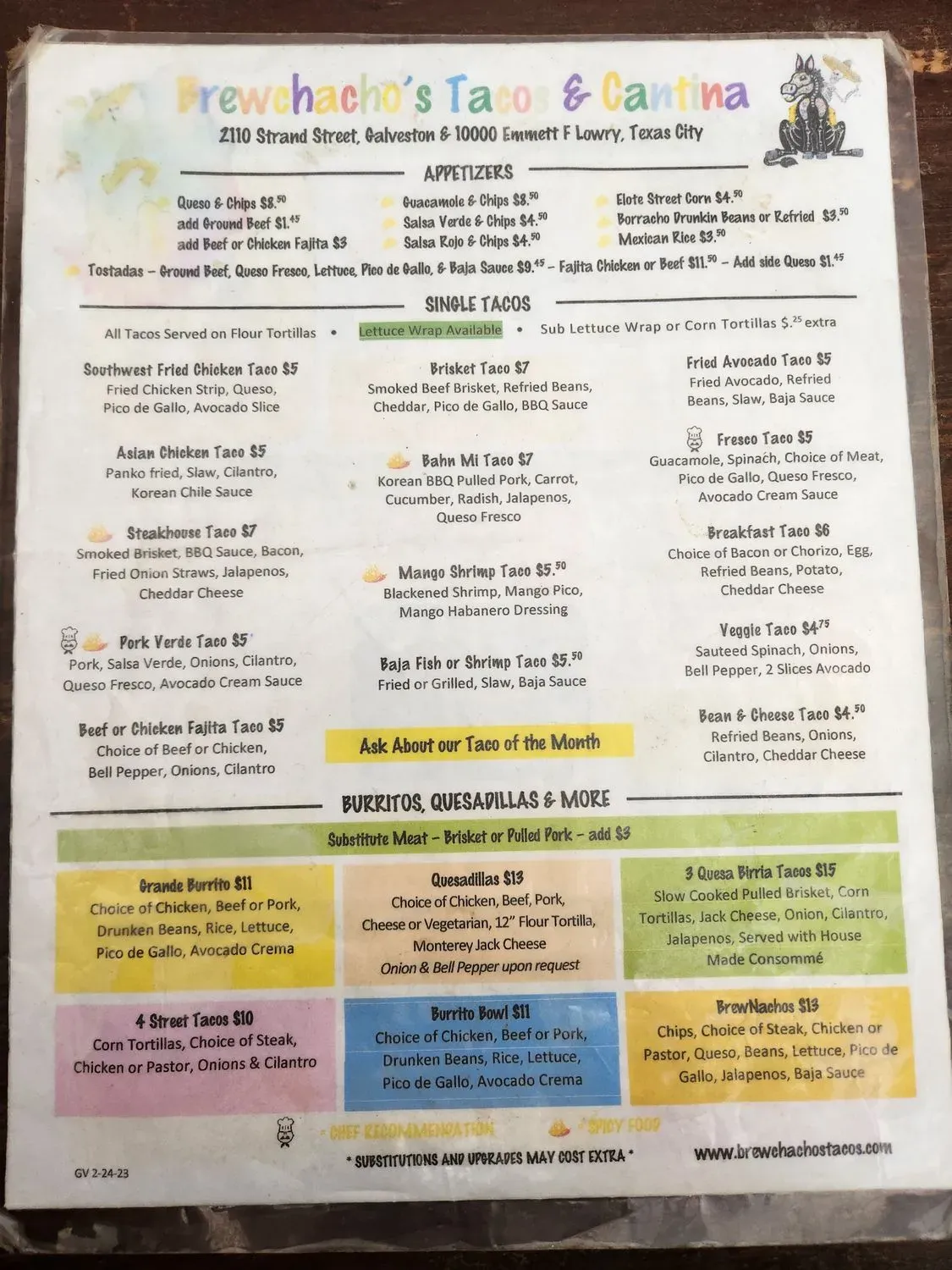 Menu 4