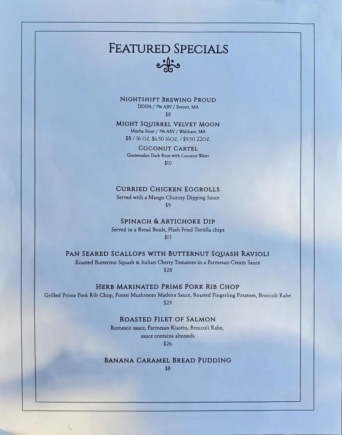 Menu 3