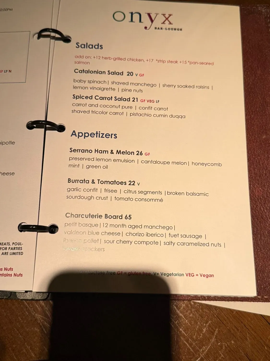 Menu 6