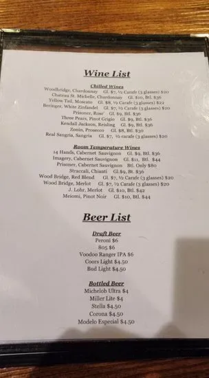 Menu 5