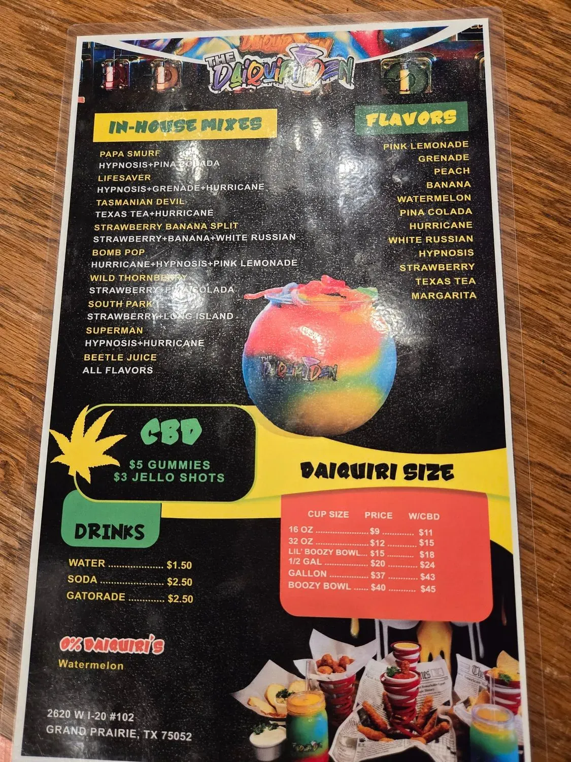 Menu 6