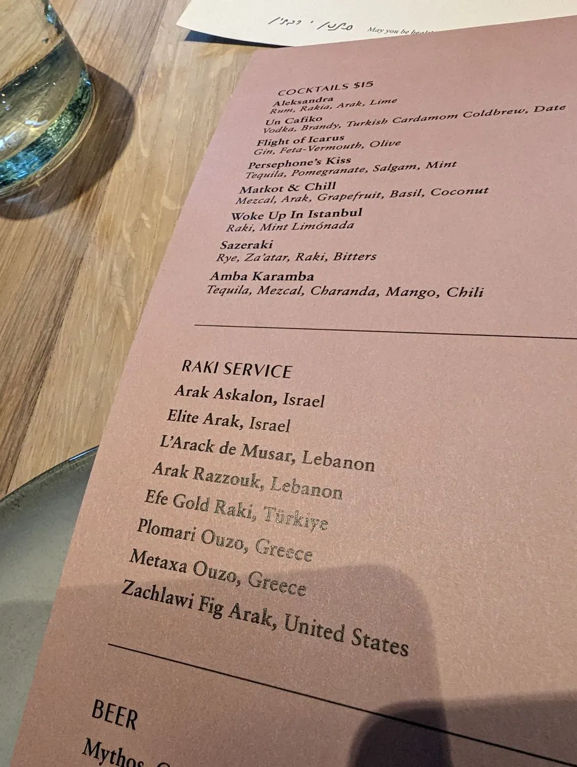 Menu 4