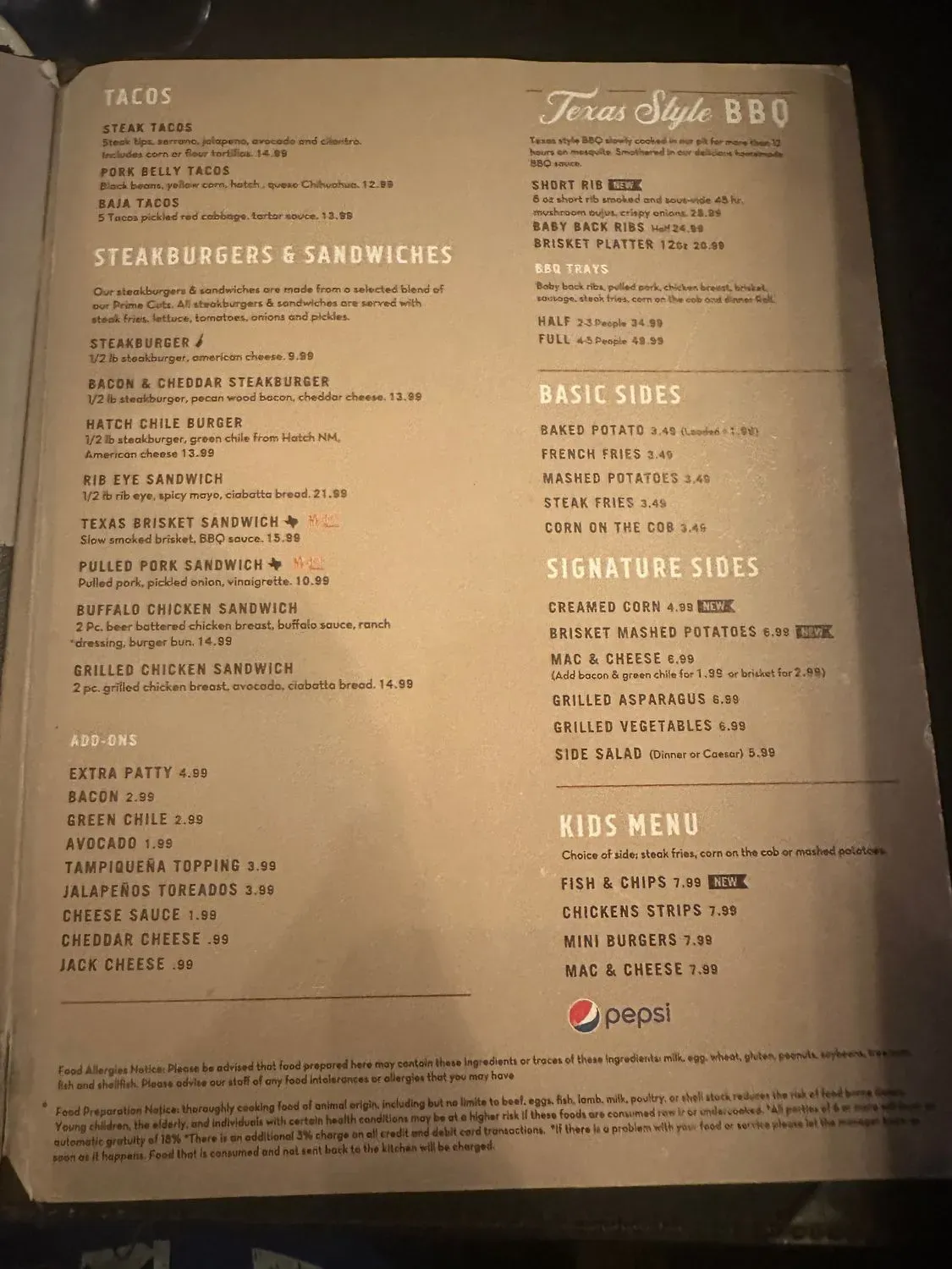 Menu 2