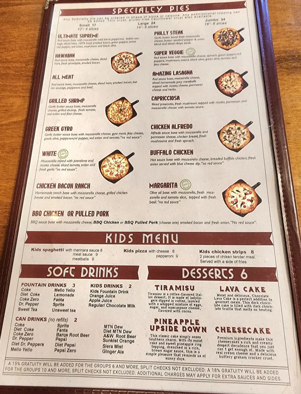 Menu 5